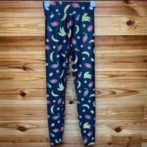 Nike strawberry banana rare print leggings extra small